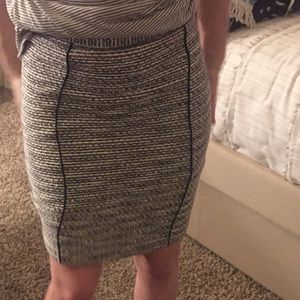 Tweed pencil skirt